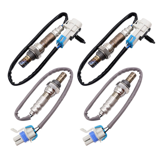 HiSport O2 Oxygen Sensor Upstream Downstream - Compatible with 2005 Buick Rainier Chevy SSR Trailblazer GMC Envoy Isuzu Ascender Replace 234-4668 234-4407