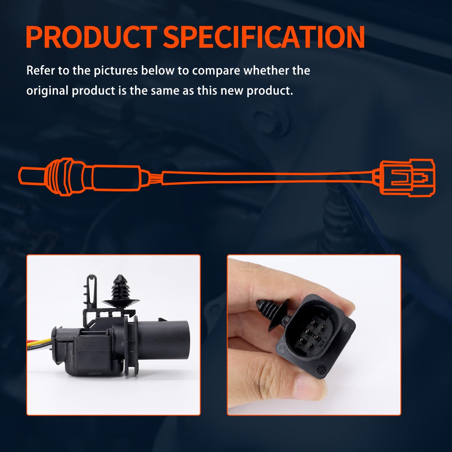 HiSport Oxygen O2 Sensor Upstream - Compatible with Ford Explorer 2013-2019 F-150 2009-2016 Mustang 2012-2014 Lincoln Mks MKT Mkc 2010-2015 Replaces 234-5113 Mazda 2009-2010