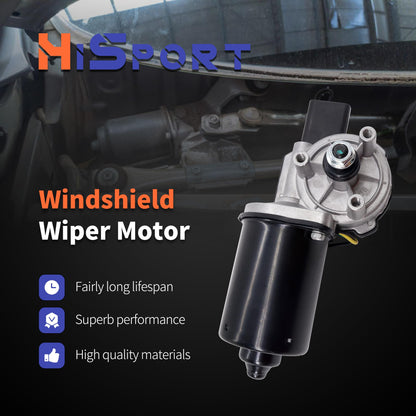 HiSport Front Windshield Wiper Motor - Compatible with Jeep 2018 Wrangler JK 2007 2008 2009 2010 2011 2012 2013 2014 2015 2016 2017 Wrangler - Replace 55077859AB 55077859AC 68002388AA
