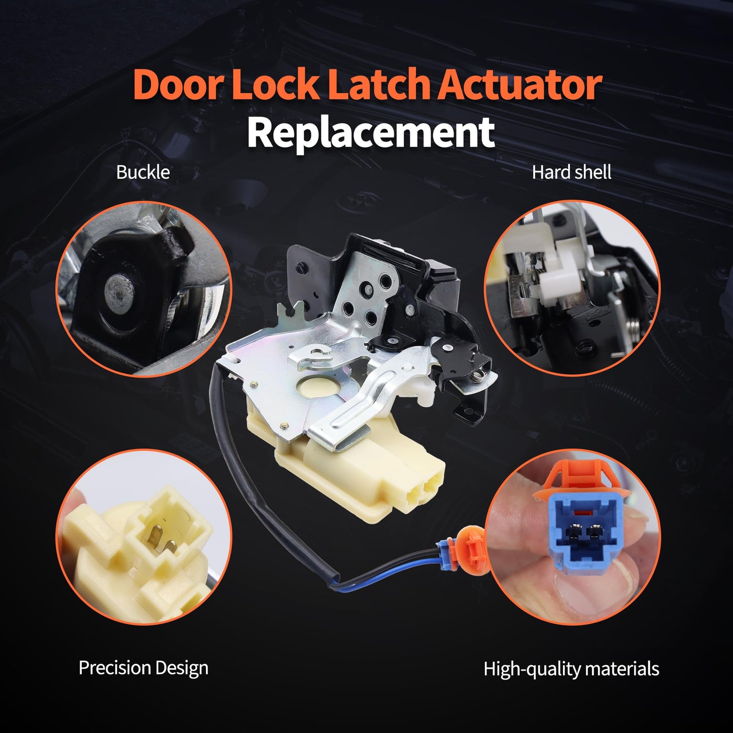 HiSport Rear Trunk Latch Tailgate Door Lock Actuator 74801-SAA-E21 Compatible with Honda Fit 2007-2008 1.5L Hatchback