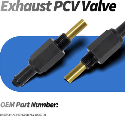 HiSport 0450339 PCV Valve - Compatible with Hyundai Accent 2001-2011 Kia Rio 2006-2011 Rio5 2006-2011