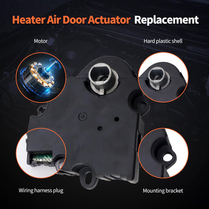 HiSport HVAC Blend Door Actuator - Compatible with Chevy Avalanche 1500 Avalanche 2500 Silverado 1500 HD Silverado 2500 HD Silverado 3500 Suburban 1500 Suburban 2500 Tahoe 1999-2002 - Replace 604-113