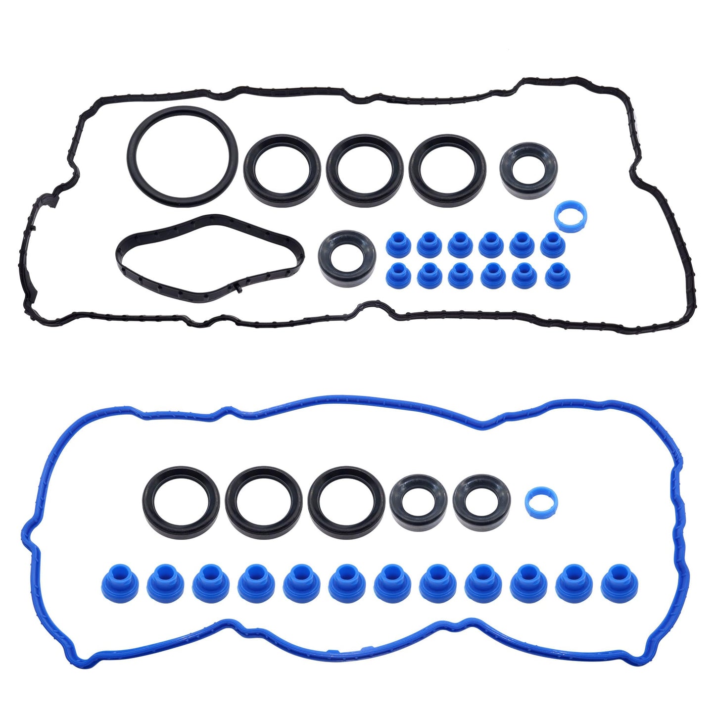 HiSport Valve Cover Gasket Set - Compatible with 2015 2016 Ford F-150 3.5L - Replace VS50887R