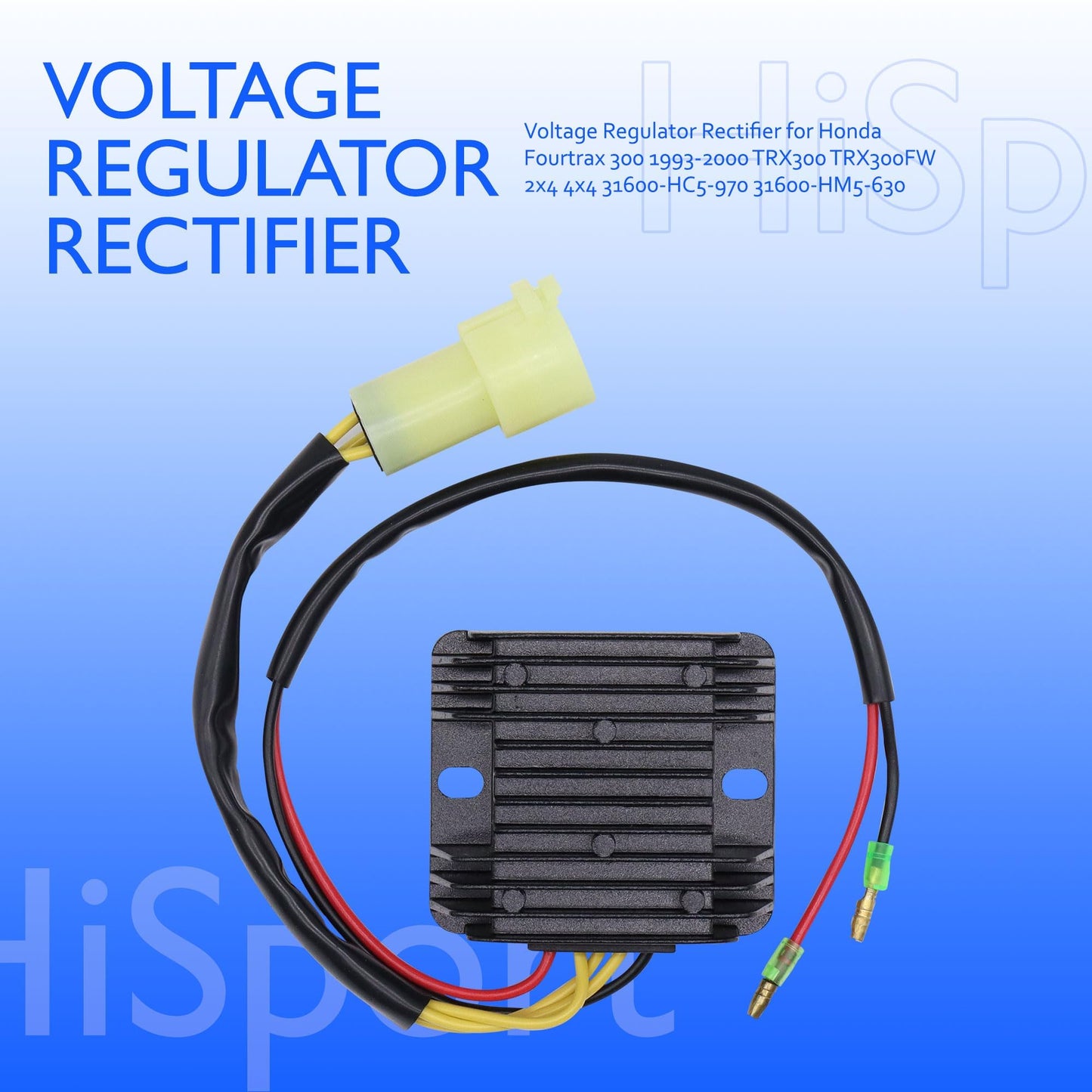 HiSport Voltage Regulator Rectifier Compatible with Honda Replaces 31600-HC5-970 31600-HM5-630