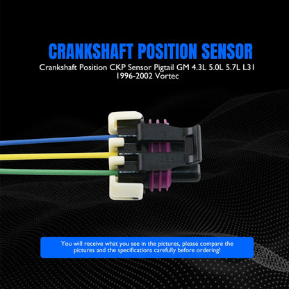 HiSport 13585316 Fuel Tank Pressure Sensor Connector, Crankshaft Position Sensor Connector Compatible with Acura Buick Cadillac Chevrolet Daewoo Dodge Eagle GMC Honda Hummer Hyundai Isuzu Kia PT2782