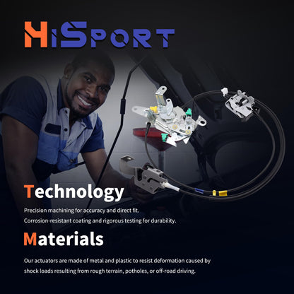 HiSport AC3Z28264A01B Door Lock Latch Rear Left Driver Side - Compatible with Ford F-250 Super Duty 1999-2007 F-350 Super Duty 1999-2007 F-450 Super Duty 1997-2007 F-550 Super Duty 1999-2007