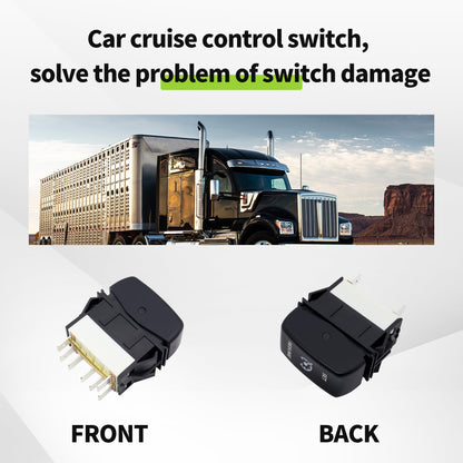 HiSport Cruise Control Rocker Switch P27-1040-15 - Compatible with Kenworth T800 W900 Peterbilt Truck Model - Replace 577.59626