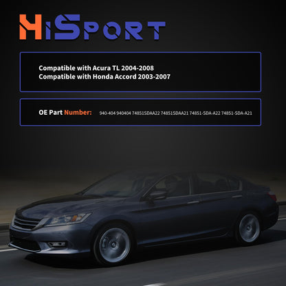 HiSport 74851-SDA-A22 Trunk Lock Latch Actuator - Compatible with Acura TL 2004-2008 Honda Accord 2003-2007 - Replace 940-404