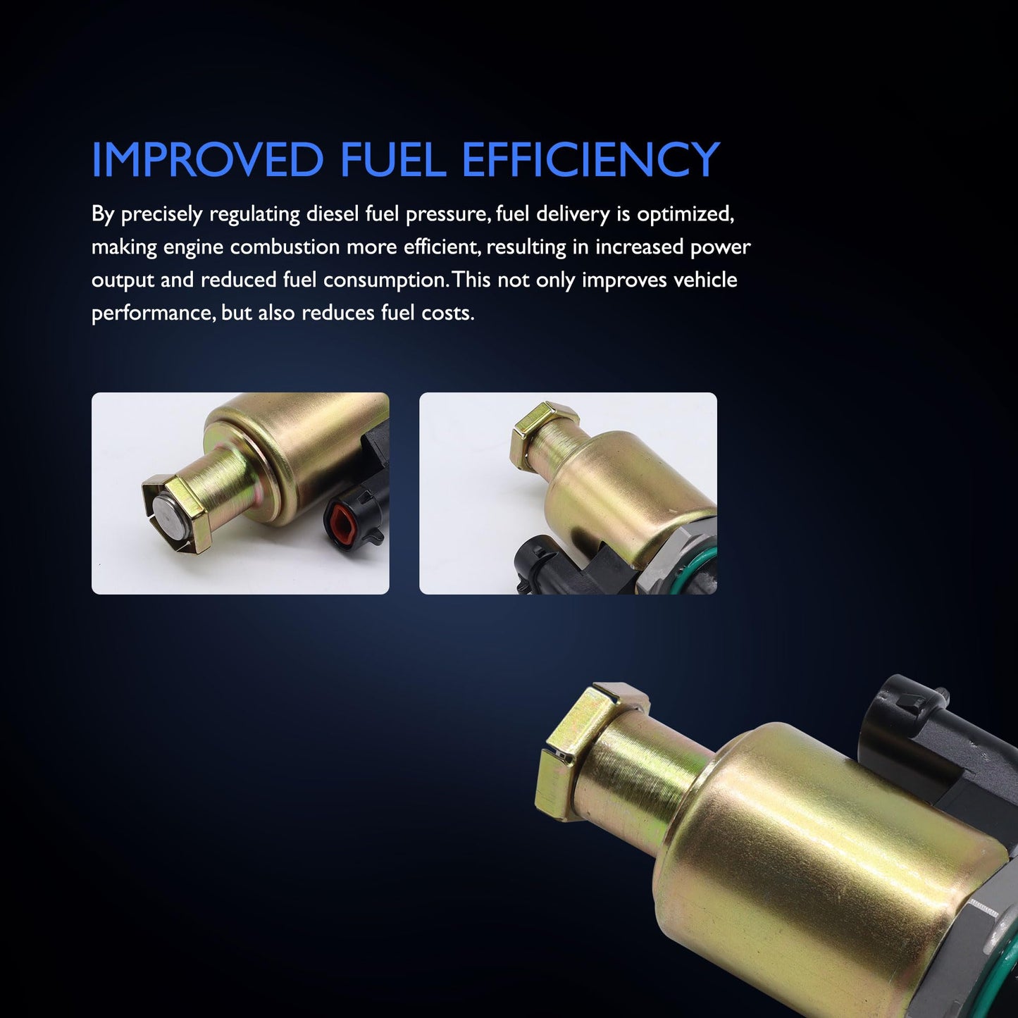 HiSport IPR Valve Injector Pressure Regulator Valve 7.3L - Compatible with Ford E-350 E-450 E-550 EXCURSION F-650 F-750 F ECONOLINE F-250 F-350 F-450 F-550 SUPER DUTY - Replace F5TZ9C968A