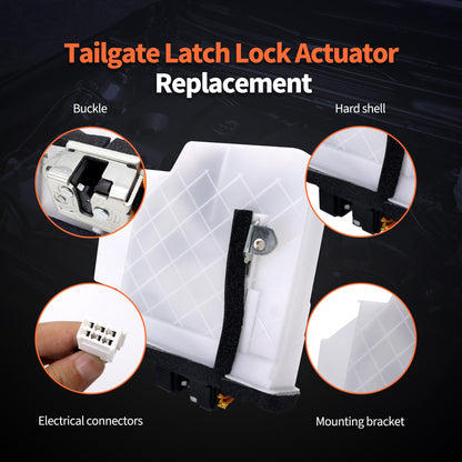 HiSport 69110-0C041 Trunk Latch Tailgate Lock Actuator Motor - Compatible with Toyota Sequoia 2008-2020 Replaces 69110-0C040