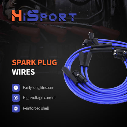 HiSport 671-6173 Spark Plug Wire Set Replacement for Toyota 4Runner Pickup 1988-1991 3.0L V6