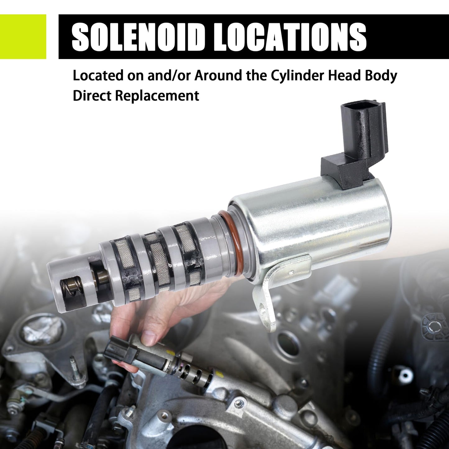 HiSport Engine Variable Valve Timing VVT Solenoid 15830-RBB-003 918-069 Replacement for Acura ILX TSX & Honda Civic CR-V