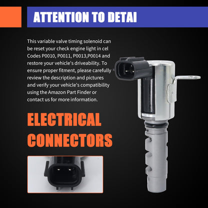 HiSport Variable Valve Timing Solenoid - VVT Actuator Oil Control Valve OCV Compatible with Lexus ES300 ES330 RX300 RX330 RX400H Toyota Avalon Camry Highlander Sienna Solara Left & Right