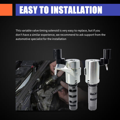 HiSport Engine Variable Valve Timing VVT Solenoid 917231 1534031010 153300P010 Compatible with Toyota 4Runner 2003-09, FJ Cruiser 2007-09, Tacoma 2005-15, Tundra 2005-11, V6 4.0L Left and Right