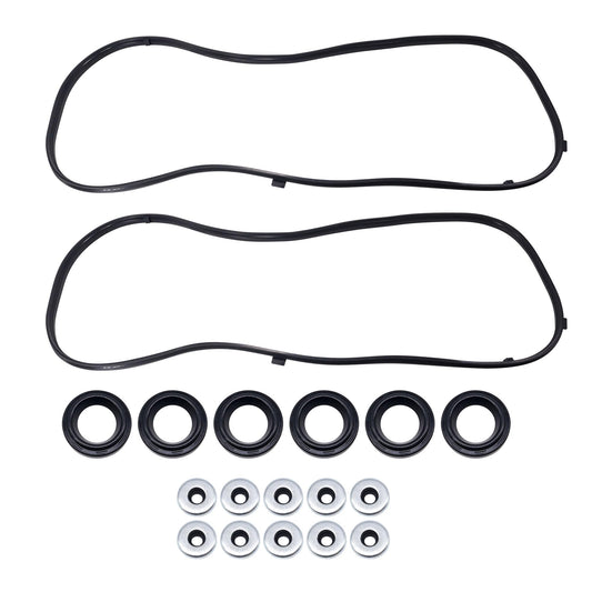 HiSport Valve Cover Gasket - Compatible with Acura TL RL TL MDX Compatible with Honda Accord Odyssey Pilot Ridgeline Compatible with Saturn Vue 2003-2009 3.0L 3.2L 3.5L - Replace 12341RCAA01