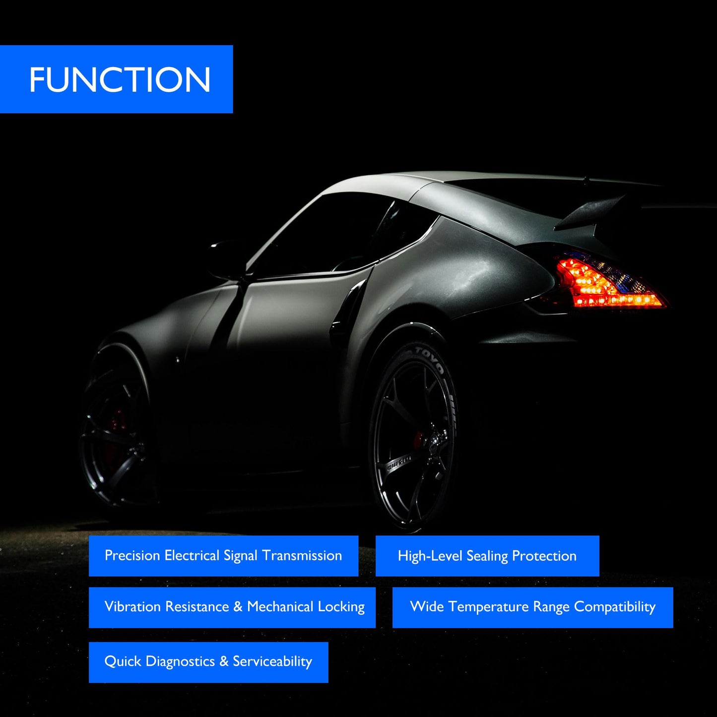 HiSport 15306137 Variable Valve Timing (VVT) Solenoid Connector Compatible with Buick Lacrosse Regal Verano, Chevrolet Captiva Malibu Equinox, Chevy Express, GMC Savana, Pontiac G5 G6, Saturn Aura