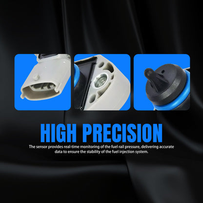 HiSport 0261230238 Fuel Injection Pressure Sensor Compatible with Volvo C30 2007-2013, C70 2006-2013, S40 2004-2011, S60, S80, V50, V60, V70, XC60, XC70, XC90 Replacement Part