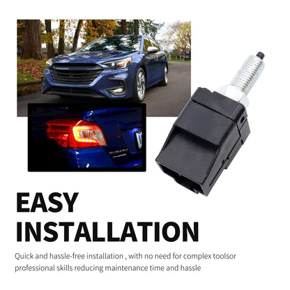 HiSport 83370AA001 Brake Light Stop Lamp Switch - Compatible with Subaru Crosstrek Forester Impreza Legacy Outback Tribeca Baja SVX STI WRX 1990-2014