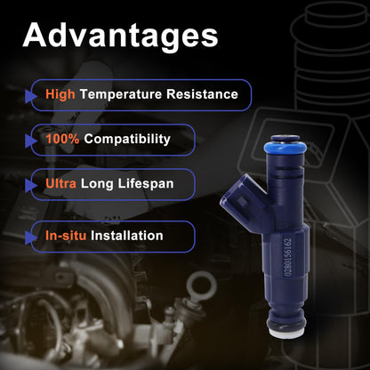 HiSport 4 Fuel Injectors 3M6Z9F593BA Compatible with Ford Escape 2005-2007, Focus 2005-2006,Replacement for Mazda Tribute 2005-2006,2008 Tribute,Mariner 2005-2007 2.3L L4