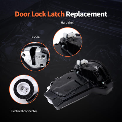 HiSport 72610-T0A-H01 Door Lock Actuator Rear Passenger Side Compatible with Honda CR-V 2014-2016, FIt 2015-2016, 72221