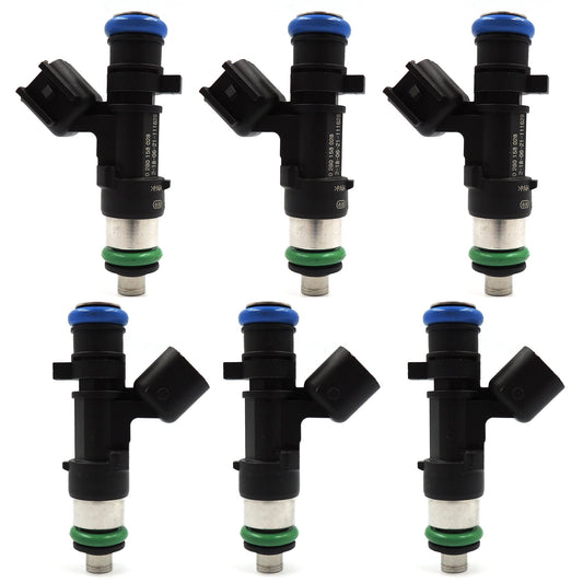 HiSport Fuel Injector 6 PCS 0280158028 04591986AA Compatible with Chrysler 300 V6 2.7L 3.5L 2005-2010,Compatible with Dodge Avanger Magnum 2.7L 3.5L