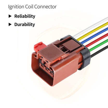 HiSport 5013984AA 1P1645 Tail Light Wire Harness Connector Compatible with Dodge Chrysler Jeep Vehicles 1997-2010