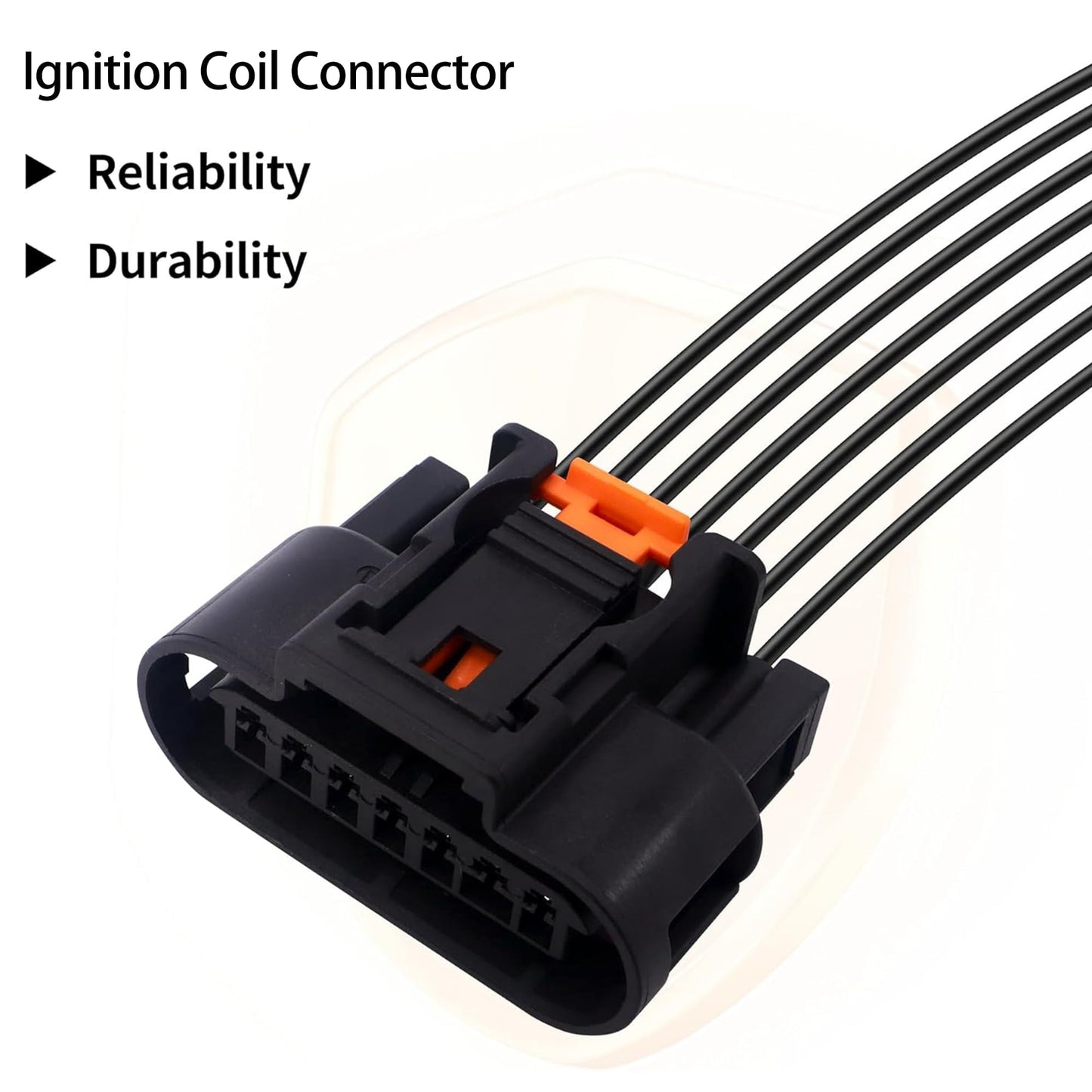 HiSport Ignition Coil Connector Pack 13355825, 19300475, 19300958 Pigtail Plug Compatible with Turbo 2011-2016 1.4L Compatible with Chevy Cruze 1.4L