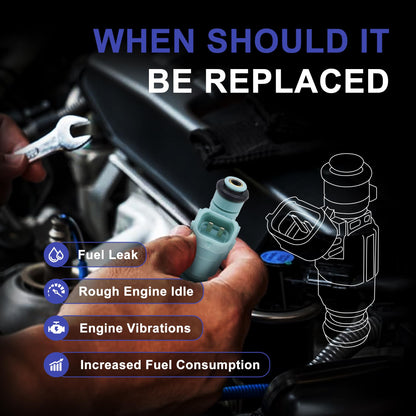 HiSport Fuel Injectors 4Pcs Replacement for Hyundai Kia Elantra Soul Spectra 2.0L L4 2008-2012 Replace 35310-23800