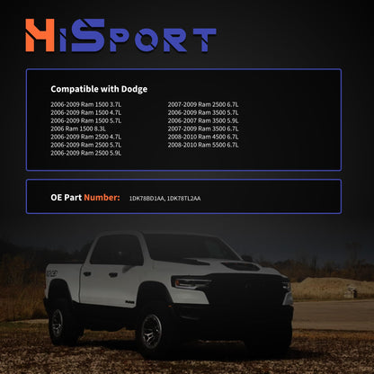 HiSport Overhead Console Dome Light - Compatible with Dodge Ram 1500 2500 3500 4500 5500 Accessories Replaces 1DK78BD1AA 1DK78TL2AA