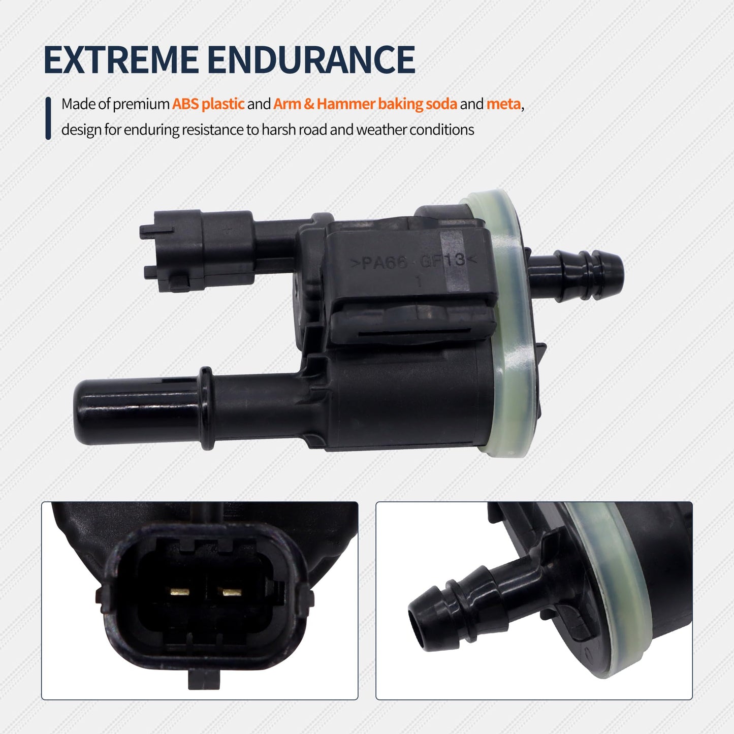 Hisport 911-410 Vapor Canister Purge Valve - Compatible with CHRYSLER DODGE JEEP RAM - Replaces 4627694AA 4627694AB