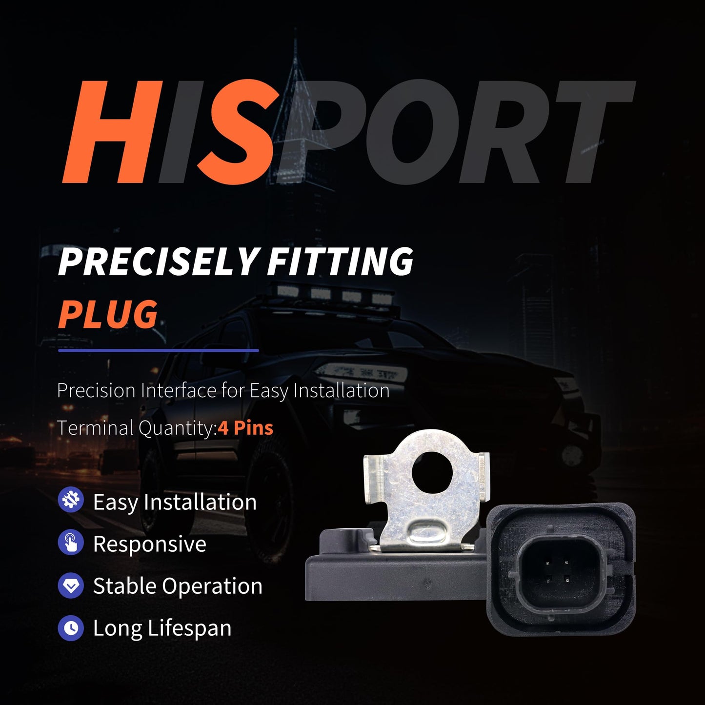 HiSport Battery Current Sensor 294G0-1HH0A 294G01HH0A Compatible with Nissan Altima Leaf Murano Pathfinder Quest Versa Note