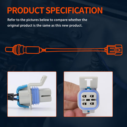 HiSport Oxygen O2 Sensor 12609457 234-4407 213-4229 Compatible with Cadillac Escalade & Chevrolet Avalanche Camaro Silverado Suburban Tahoe & GMC Sierra Yukon