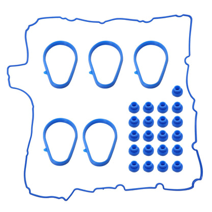 HiSport Valve Cover Gasket Set - Compatible with Chevy Colorado GMC Canyon Hummer H3 H3T Isuzu i-370 3.7L 2007-2012 - Replace VS50739R