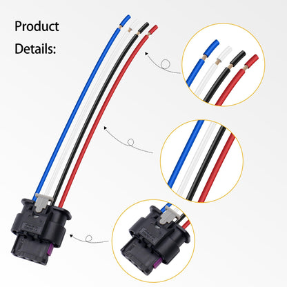 HiSport 05149141AF Camshaft Position Sensor Connector Compatible with Dodge Avenger 2011-2014, RAM 1500 2013-2020, Chrysler 200 2011-2017, Jeep Cherokee 2014-2020, Hyundai Tucson 2016-2017,Volkswagen