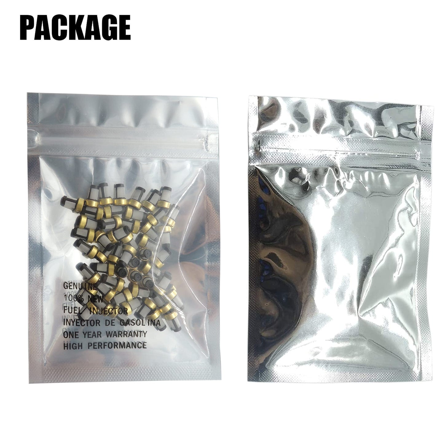 HiSport Fuel Injector Seal Kits Filter Baskets Repair Set CF109Y Compatible with Yamaha marine[50 Set]