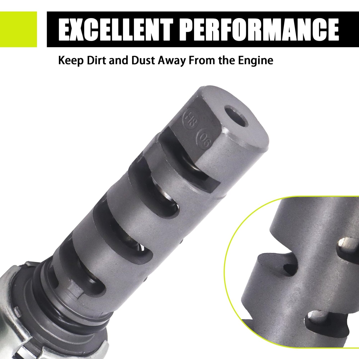 HiSport 917-291 Variable Valve Timing Solenoid - Intake VVT Compatible with Chrysler 200 2011-2014 Sebring 2007-2010, Dodge Avenger 2008-2014 Caliber 2007-2012 Journey 2009-2020, Jeep Compass Patriot