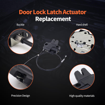 HiSport Trunk Lid Door Lock Latch Actuator with Lock Cable 64600-53060 Compatible with Lexus 2008-2014 is F,2006-2013 IS250 IS350