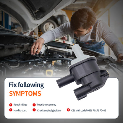 HiSport Vapor Canister Purge Valve Solenoid - Compatible with Lexus Mazda 3 Scion LA Toyota Replacement PE01-18-751