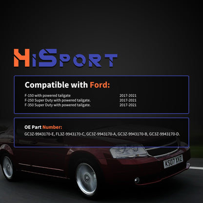 HiSport Rear Gate Powered Tailgate Lock Actuator GC3Z-9943170-E Compatible with Ford F150 F250 F350 2017-2021 Replaces GC3Z-9943170-A FL3Z-9943170-C GC3Z-9943170-B
