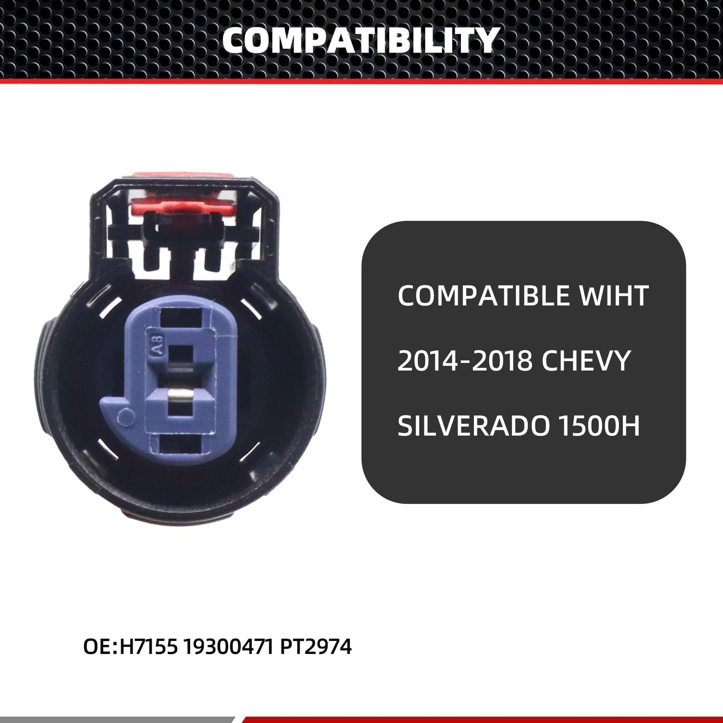 HiSport PT2974 Starter Pigtail Connector Harness Plug Compatible with Buick Cascada Encore Lacrosse, Cadillac ATS Escalade XT4, Chevrolet Camaro Corvette Cruze, GMC Acadia Canyon Savana 2500