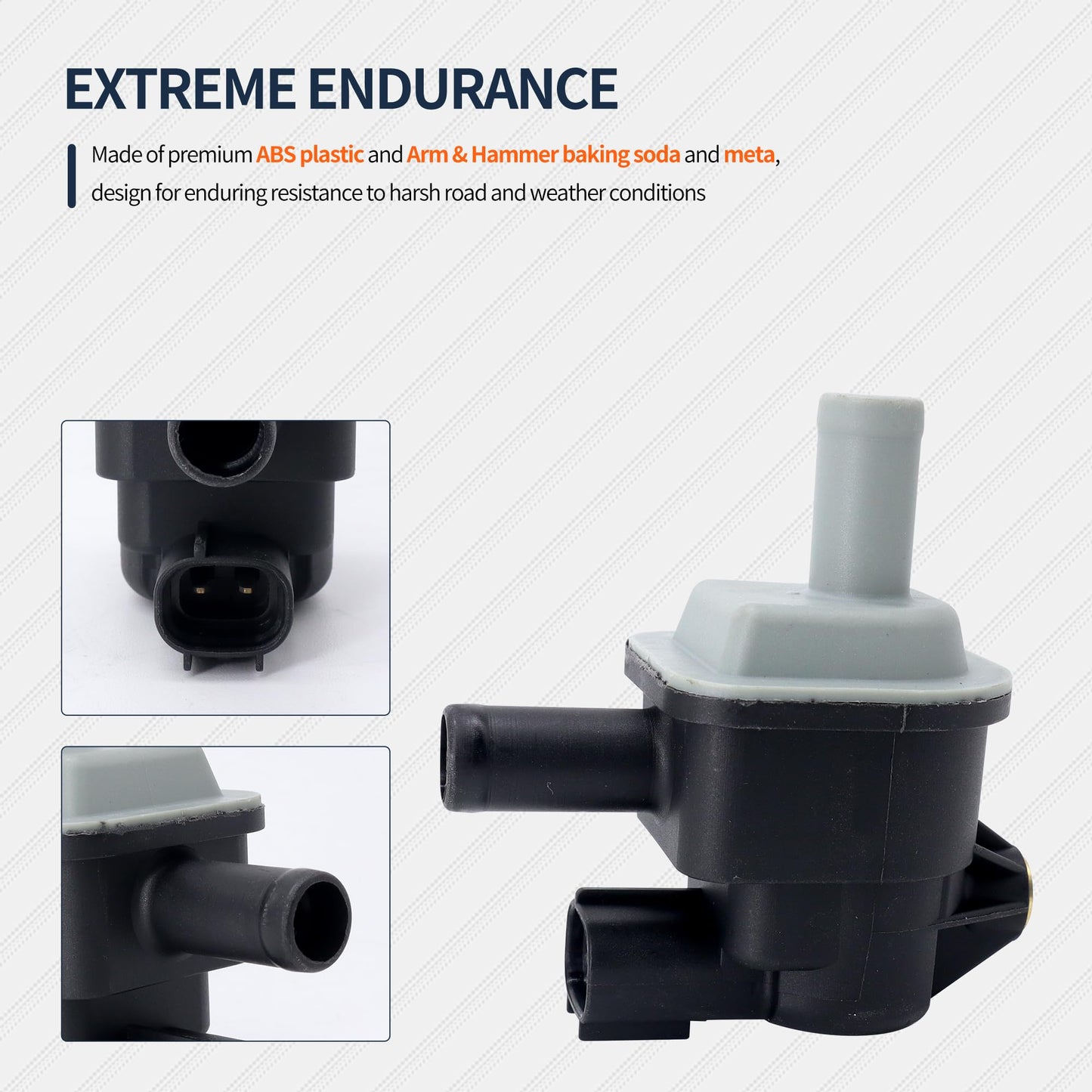 HiSport Vapor Canister Purge Valve Solenoid - Compatible with Lexus Mazda 3 Scion LA Toyota Replacement PE01-18-751