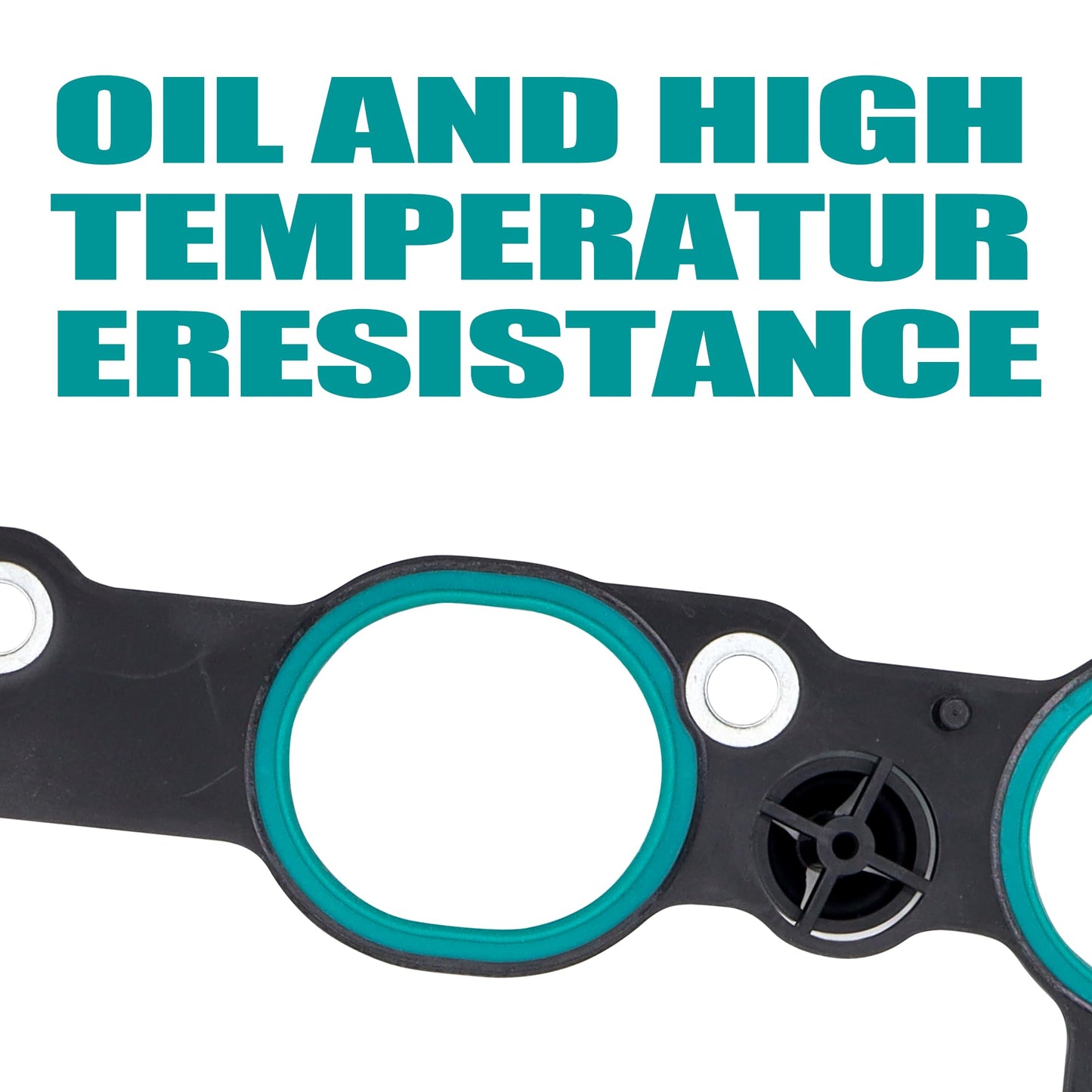 HiSport 12673300 Engines Lower Intake Manifold Gasket Kit - Compatible with Enclave XTS Traverse Acadia 09-16 Lacrosse Camaro 10-11 SRX STS CTS 08-11 3.6L V6 - Replace MS19966