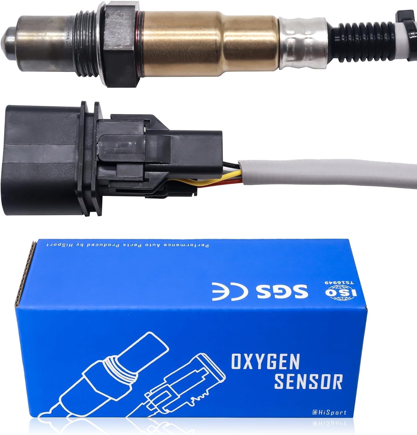 HISports VORDERER SAUERSTOFFSENSOR O2 Sensor FÜR A3 8P1/8PA, VW, 06A906262BR，06A906262CF ，lambdasonde