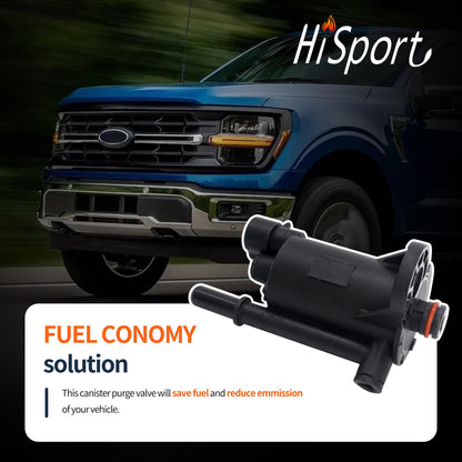 HiSport Canister purge valve 1997279 214-646 Vapor canister purge valve Compatible with Buick Cadillac Chevrolet Gmc Hummer Isuzu Oldsmobile Pontiac - Replaces 911-082 911-068 911-080
