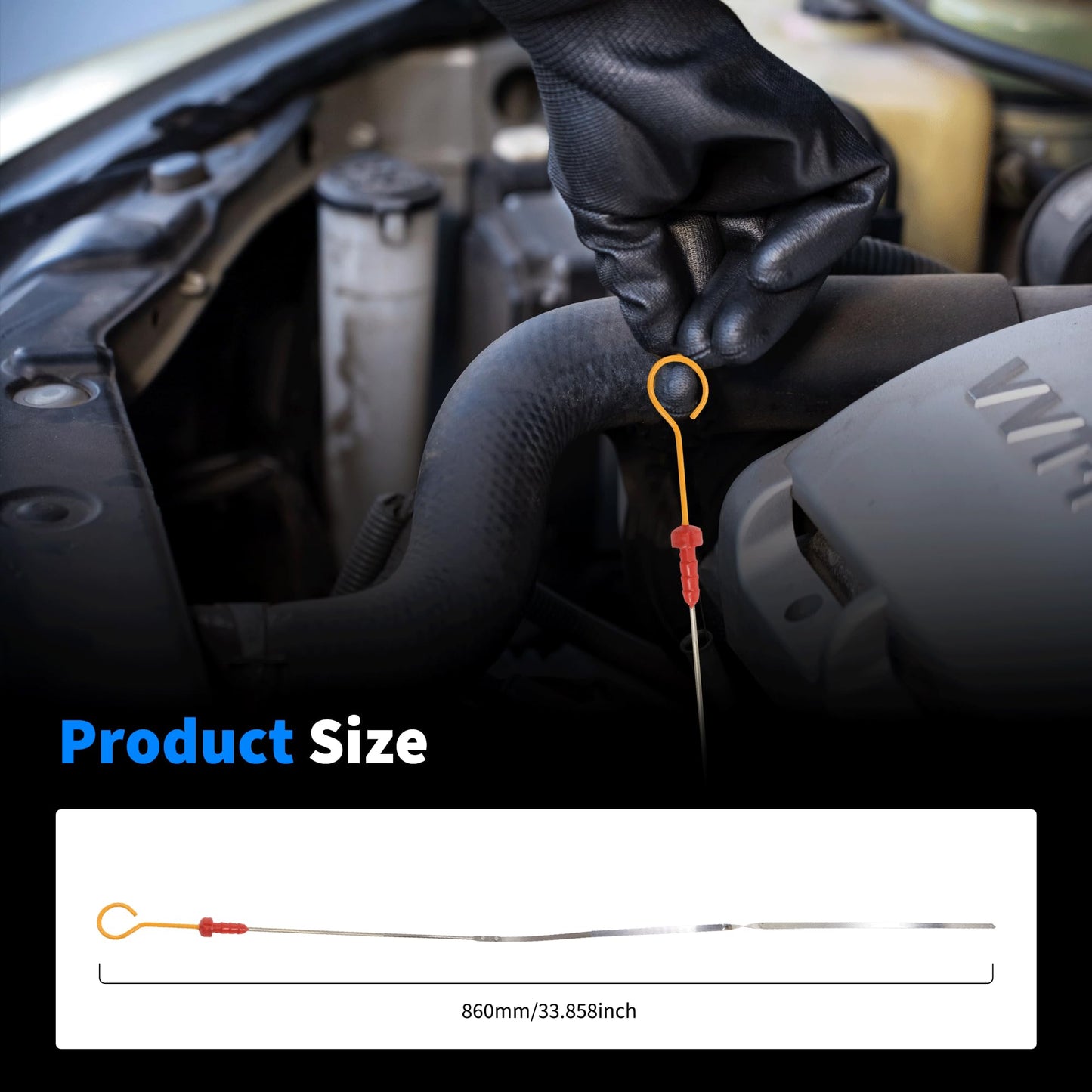 HiSport Gauge Oil Dipstick - Compatible with Kawasaki Mule 4010, 3000, 3010 Accessories Auto Parts Replacement 52005-2149