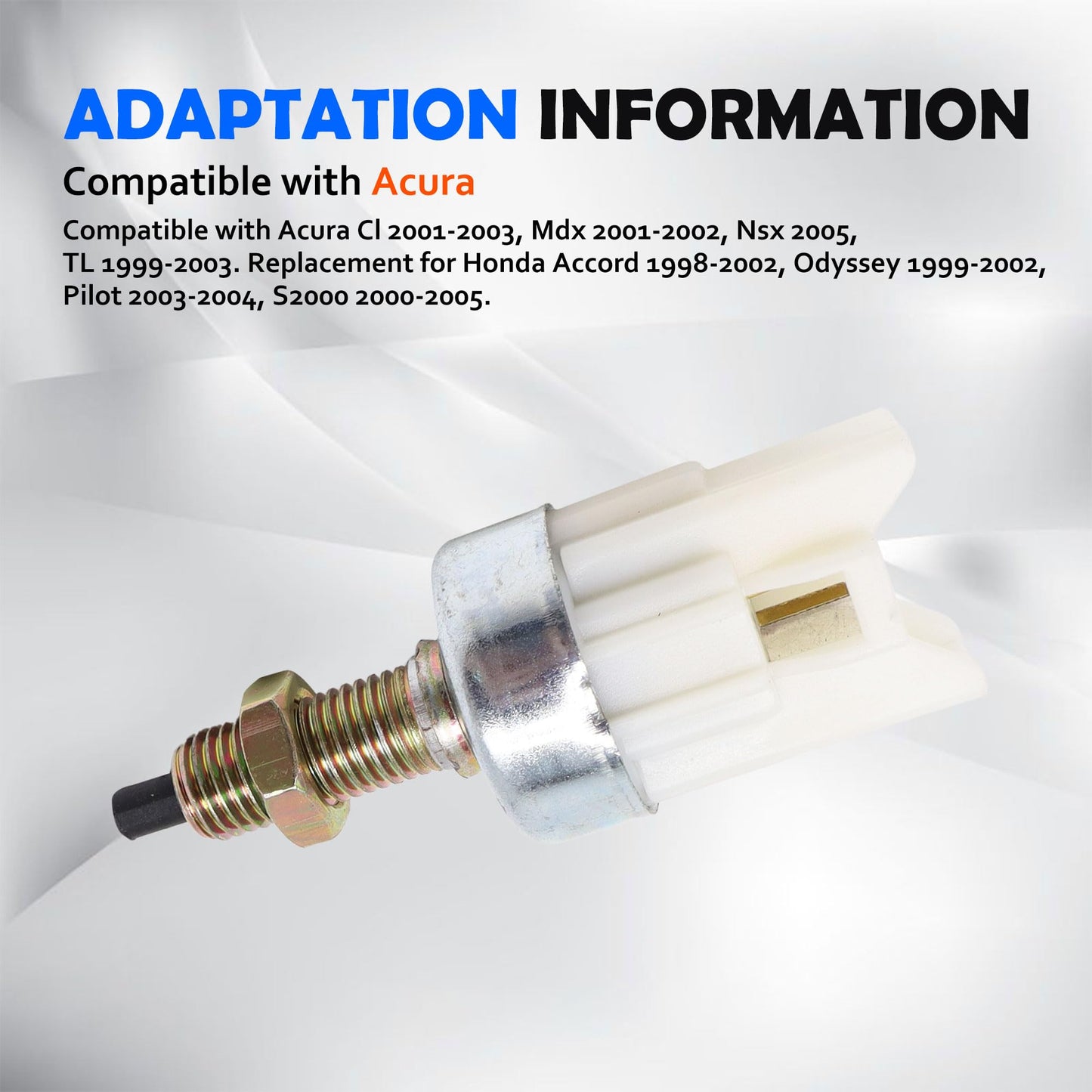 HiSport Brake Light Stoplight Switch Stopper 36750-S84-003 Compatible with Acura Cl Mdx NSX TL, Replacement for Honda Accord Odyssey Pilot S2000, 36750-SEA-003, SLS-241