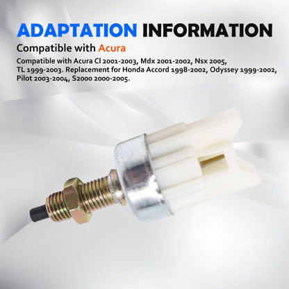 HiSport Brake Light Stoplight Switch Stopper 36750-S84-003 Compatible with Acura Cl Mdx NSX TL, Replacement for Honda Accord Odyssey Pilot S2000, 36750-SEA-003, SLS-241