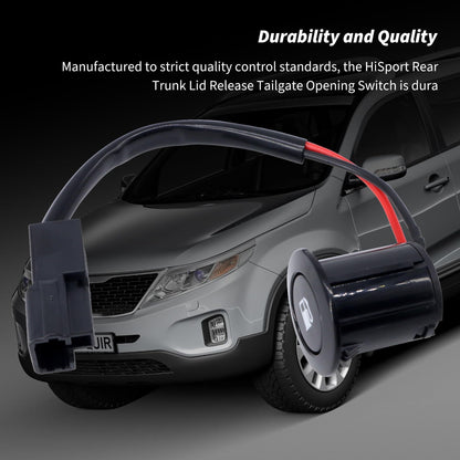 HiSport 935551U000VA Fuel Gas Door Release Switch Button Compatible with Kia Sorento 2009 2010 2011 2012 2013 2014 Replacement for 935552P000VA 901-927 901927