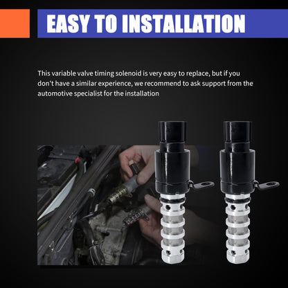 HiSport 918-024 Intake & Exhaust Engine Variable Valve Timing VVT Solenoid Compatible with Hyundai & Kia L4 1.6L - Elantra, Accent, Kona, Sonata, Tucson, Forte, Optima, Rio, Seltos, Soul