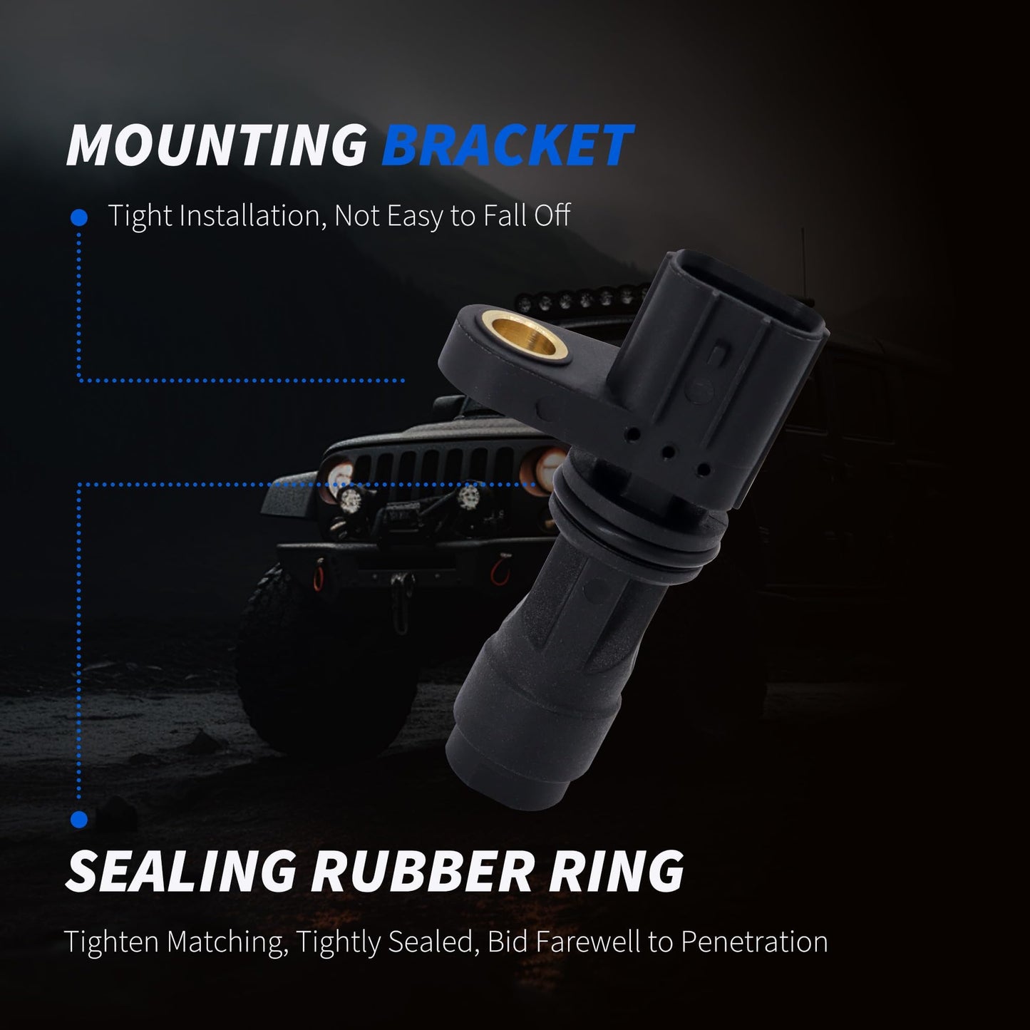 HiSport PC376 37500-PNA-003 Engine Crank Crankshaft Position Sensor CPS Compatible with Honda Civic 2002 2003 2004 2005 2006-2011, CR-V 2002-2009 & Acura CSX 2007-2011, RSX 2002-2006, 1.3L 2.0L 2.4L